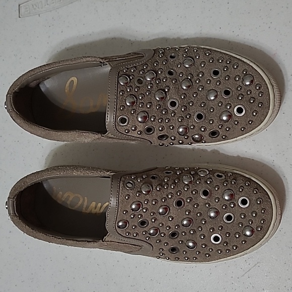 Sam Edelman slip-on suede sneakers size 6 - Picture 2 of 10